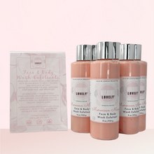 Load image into Gallery viewer, MOROCCAN MANGO FACE & BODY WASH EXFOLIANT WITH JOJOBA BEADS  8 oz- 6WP