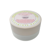 Load image into Gallery viewer, LEMONGRASS VERBENA SUGAR &amp; SALT FACE AND BODY SCRUB WITH VITAMIN E  4OZ
