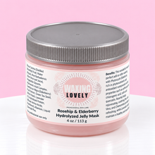 Load image into Gallery viewer, ROSEHIP &amp; ELDERBERRY HYDROLYZED JELLY MASK  4oz
